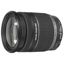 Объектив Canon EF-S 18-200mm f / 3.5-5.6 IS, черный