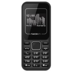 Телефон teXet TM-120, 2 SIM, черный / красный