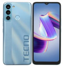 6.5 Смартфон Tecno POP 5 LTE 32 ГБ синий 4x(1.6 ГГц. 1.2 ГГц). 2 Гб. 2 SIM. IPS. 1560x720. камера 8+0.08 Мп. 4G. GPS. FM. 5000 мА*ч