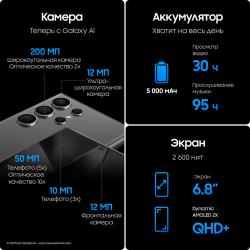 Смартфон Samsung Galaxy S24 Ultra 12 ГБ / 1 ТБ Titanium Green