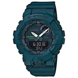 Наручные часы CASIO мужские G-Shock GBA-800-3A кварцевые, будильник, настройка времени с помощью приложения, мониторинг калорий, хронограф, шагомер, секундомер, таймер обратного отсчета, водонепроницаемые, противоударные, подсветка стрелок, подсветка дисплея