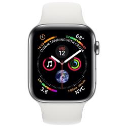 Умные часы Apple Watch Series 4 GPS + Cellular 44мм Stainless Steel Case with Sport Band