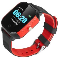 Детские умные часы Smart Baby Watch GW700S  /  FA23, красно-черные