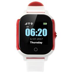 Детские умные часы Smart Baby Watch GW700S  /  FA23, красно-черные