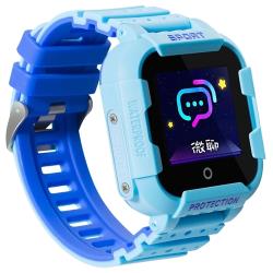 Детские смарт часы-телефон Smart Baby Watch Wonlex KT03 с GPS и камерой. Противоударные, водонепроницаемые, розовые. Умные часы для детей и подросктов