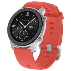 Умные часы Amazfit GTR 42 mm aluminium case, silicone strap