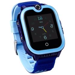 Детские умные часы Smart Baby Watch Wonlex KT13 GPS, WiFi, камера, голубые (водонепроницаемые)