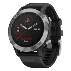 Умные часы Garmin Fenix 6 GPS, серебристый / черный