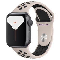 Умные часы Apple Watch Series 5 40 мм Steel Case GPS + Cellular, черный космос / черный