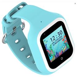 Умные часы для детей KT21 с GPS, видеозвонком, виброзвонком, камерой и 4G. Wonlex Smart Baby Watch. Чёрные