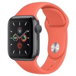 Умные часы Apple Watch Series 5 40 мм Steel Case GPS + Cellular, черный космос / черный