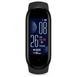 Смарт браслет SunRise M5 black / русский язык / магнитная зарядка