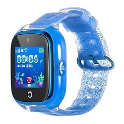 Умные часы для детей Wonlex Smart Baby Watch KT01 (2G) с сим картой, функцией телефона, GPS трекером, камерой, кнопкой SOS и вибровызовом. Синий