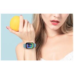 Умные смарт часы наручные, smart watch IOS Android, Bluetooth, напоминание о звонке, мониторинг здоровья, мониторинг упражнений ZTX Y22, синий