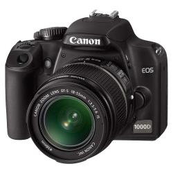 Зеркальный фотоаппарат Canon EOS 1000D Kit EF-S 18-55 II