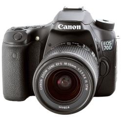 Фотоаппарат Canon EOS 70D Kit EF-S 18-55mm f / 3.5-5.6 IS STM, черный