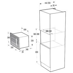 Микроволновая печь встраиваемая Gorenje BM235ORAB