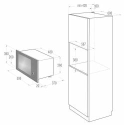 Микроволновая печь встраиваемая Gorenje BM6240SY2W