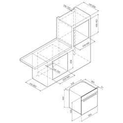 Микроволновая печь встраиваемая GRAUDE MWG 45.0 W, белый