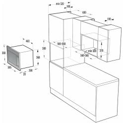 Микроволновая печь встраиваемая Gorenje BM171E2XG