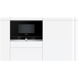 Микроволновая печь встраиваемая Siemens BF634LGS1, черно-серый