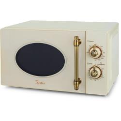 Микроволновая печь Midea MG820CJ9-I2, ретро, слоновая кость