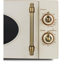 Микроволновая печь Midea MG820CJ9-I2, ретро, слоновая кость