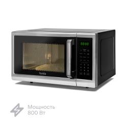 Микроволновая печь Tuvio MG8S23SH1 с функцией гриля и разморозки, серебристый / черный