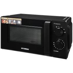 Микроволновая печь (СВЧ) Hyundai HYM-M2039 черный, мощность 700Вт, объем 20л, механическое управление 101