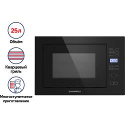 Микроволновая печь MAUNFELD MBMO.25.7GB, встраиваемая, 25л, 900Вт, черный [ут000008053]
