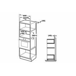 Микроволновая печь встраиваемая Midea MI9250BX, серебристый
