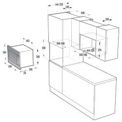 Микроволновая печь встраиваемая Gorenje BM171E2X