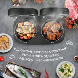 GFGRIL Мультиварка 3 в 1 с двумя чашами GFM-210: мультиварка, пароварка, йогуртница