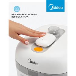 Мультиварка-скороварка Midea MPC-6004, 1000 Вт, чаша 5 л, 13 программ, белый