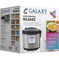 Мультиварка Galaxy GL2642, нерж. сталь / черный