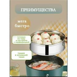 Мультиварка (миниварка), рисоварка, пароварка, суповарка электрическая Амин маркет ZB-SP-1