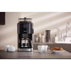 Кофеварка капельная Philips HD7767 Grind &amp; Brew, черный / металлик