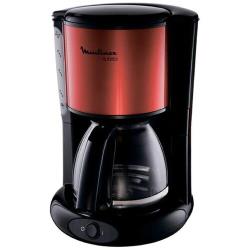 Капельная кофеварка MOULINEX Subito FG360D10, 10-15 чашек, автоподогрев, противокапельная система, корпус с металлическими вставками