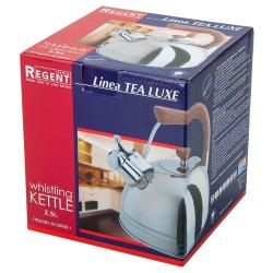 REGENT inox чайник со свистком Tea Luxe 93-2503B.1, 2.5 л