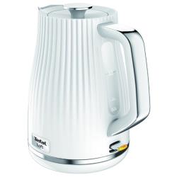 Электрический чайник Tefal Loft KO250130 1.7 л, с фильтром против накипи, индикатором уровня воды, автоотключением, 2400 Вт, белый