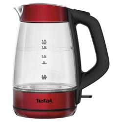 Чайник Tefal KI 5205 Glass Kettle, красный