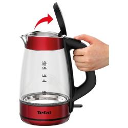 Чайник Tefal KI 5205 Glass Kettle, красный