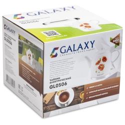 Galaxy Чайник электрический Galaxy GL 0506, керамика, 1.4 л, 1400 Вт, белый