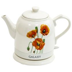 Galaxy Чайник электрический Galaxy GL 0506, керамика, 1.4 л, 1400 Вт, белый