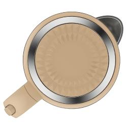 Чайник металлический CENTEK CT-0020 Beige, 1.7л, 2200W, двойные стенки, кнопка откр. на ручке