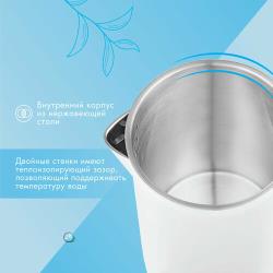Чайник электрический с эффектом термоса Endever KR-255S  /  1,7л  /  2200 Вт  /  двойные стенки