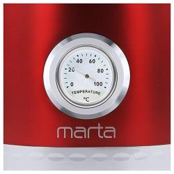 MARTA MT-4568 темный титан чайник металлический