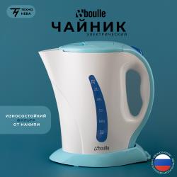 Чайник электрический Boulle BL-176 автоотключение 1,7л бело-голубой