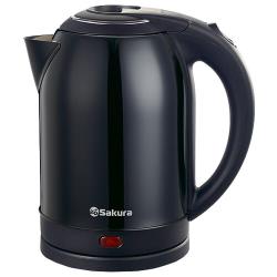 Чайник Sakura SA-2121BS RU, серебристый