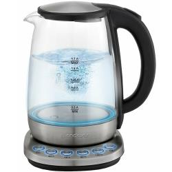Чайник электрический стеклянный Endever KR-370G  /  1,7л  /  2200 Вт  /  4 температурных режима